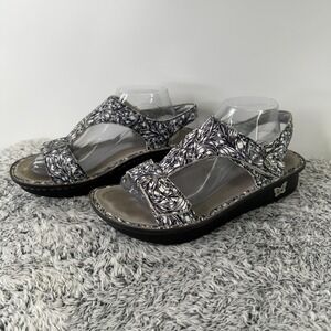 Alegria Ken Open Toe Sandals Leather Strappy Women's Size 41 EU (US 10.5-11)